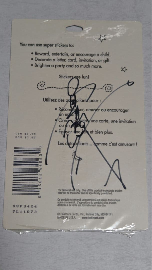 貴重 斉藤和義 直筆サイン入り ニューヨークのお土産シール