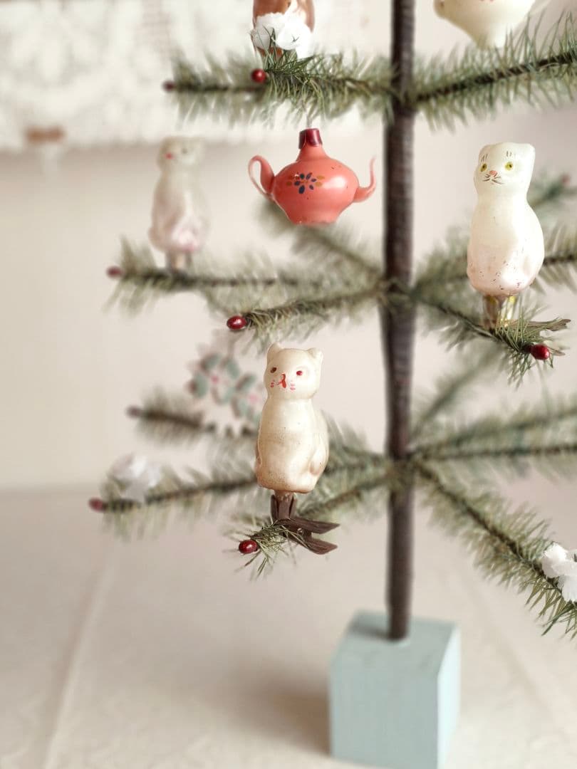 【チョコメルさま】cat ornament ୨୧ しろ猫さん オーナメント d