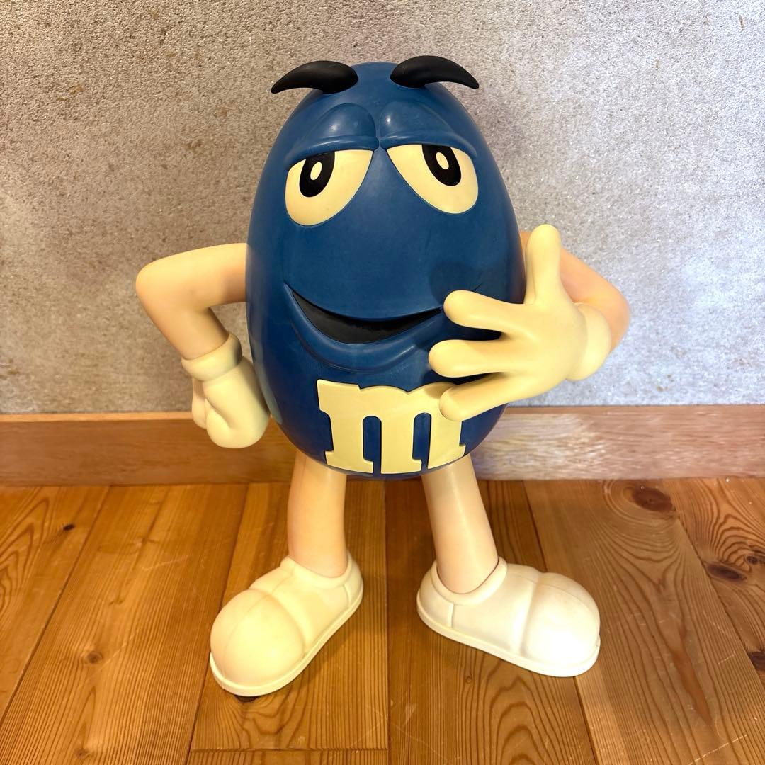 レア　エムアンドエムズ　ストアディスプレイ　フィギュア　ブルー　MMs アメトイ