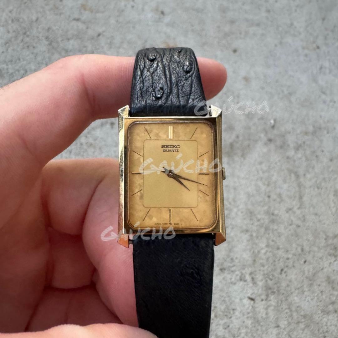 【新品電池】seiko dolce tank ヴィンテージ 稼働品 美品