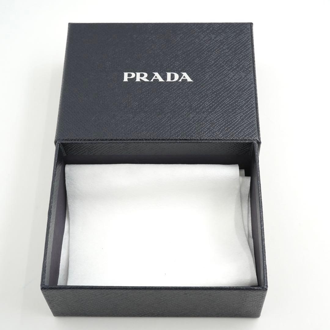 ✨未使用展示品・箱付き✨　PRADA ミニ財布　ヴィッテロムーブ　リボン　黒色
