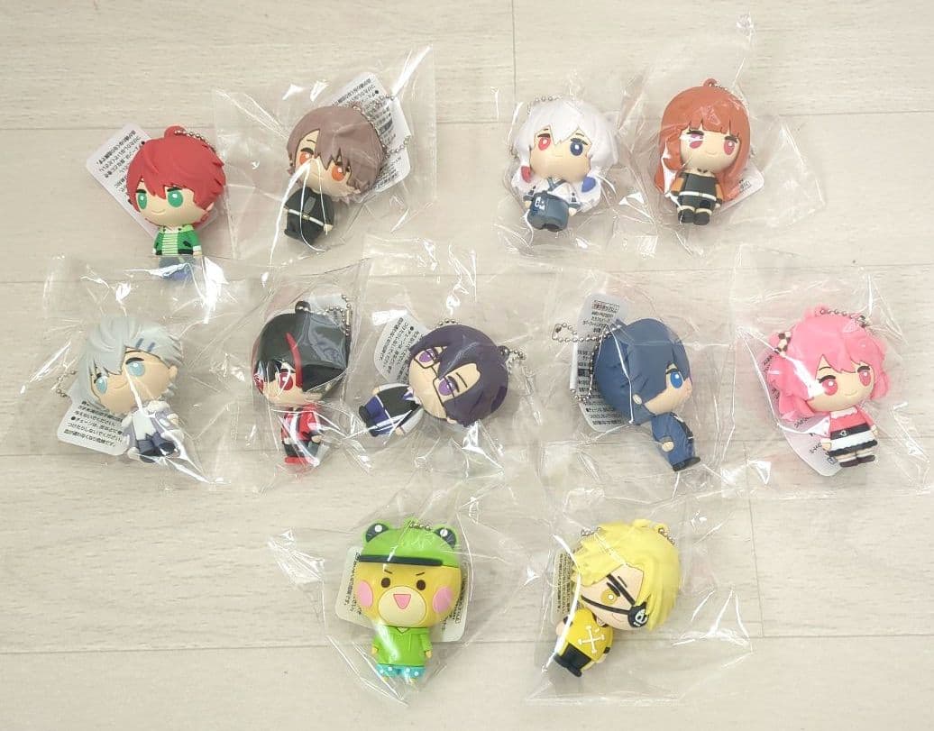 カラフルピーチ　ラバーフィギュアマスコット　コンプ