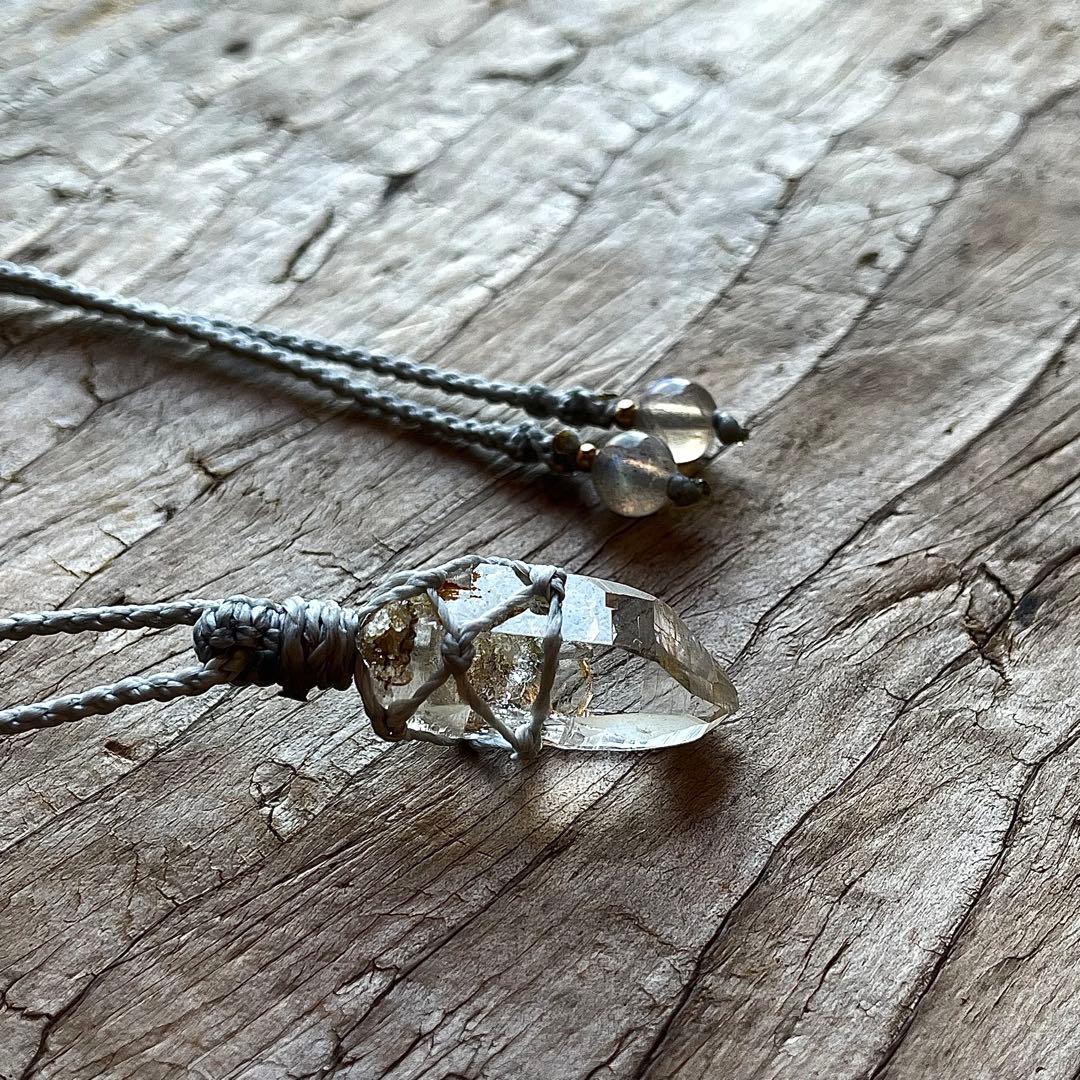 ヒマラヤ水晶 ガネッシュヒマール ＊ マクラメペンダント 29