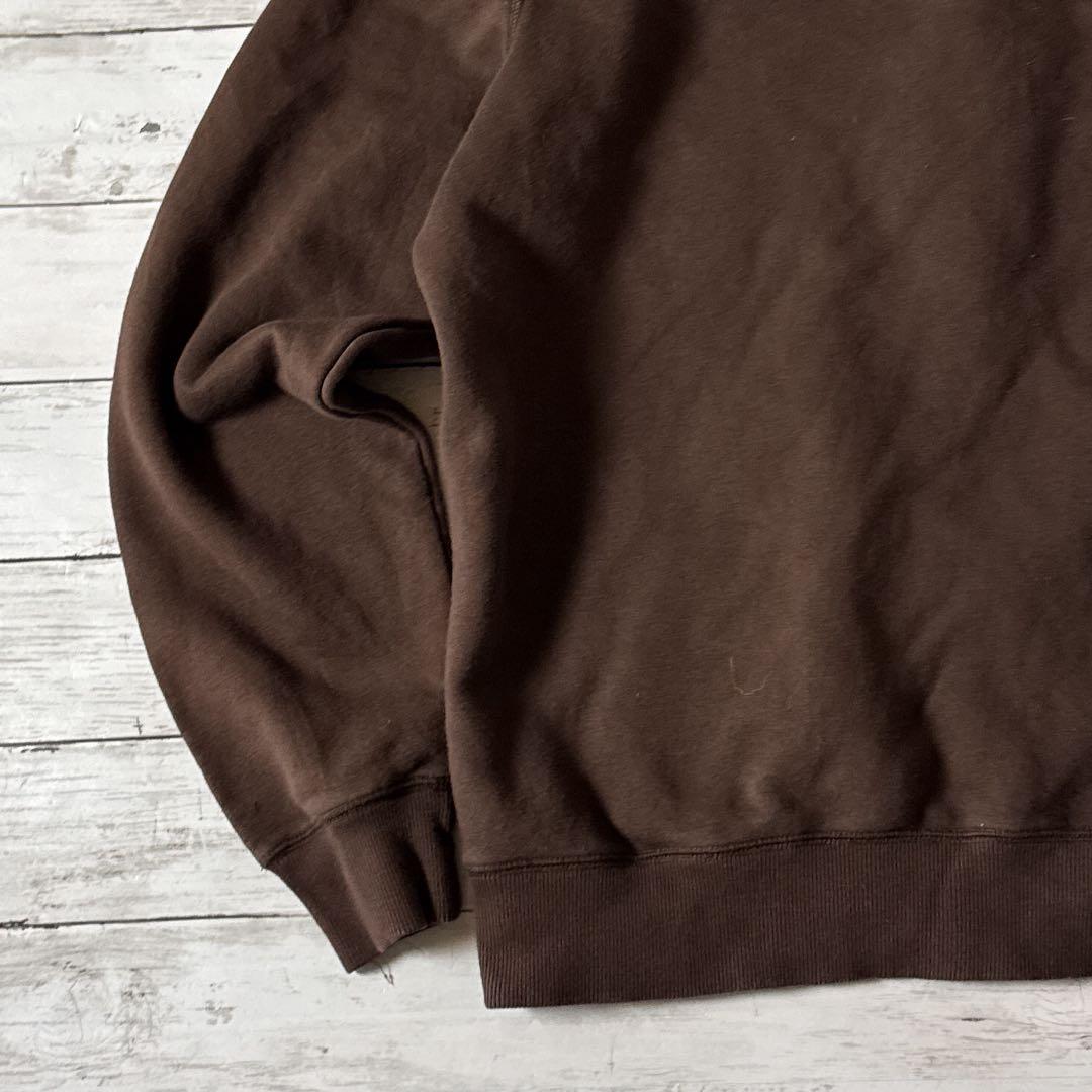 r*a様 NIKE フルジップ パーカー L ブラウン 刺繍ロゴ パキスタン製