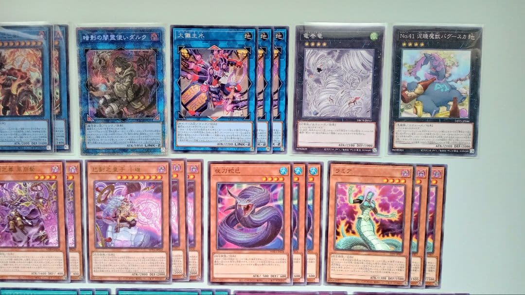 遊戯王 巳剣 爬虫類族 デッキパーツ 43枚