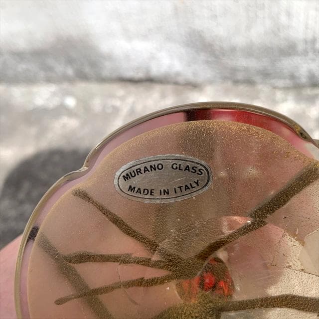 Salviati｜murano｜ガラスオブジェクト｜くちばし破損有｜鳥｜
