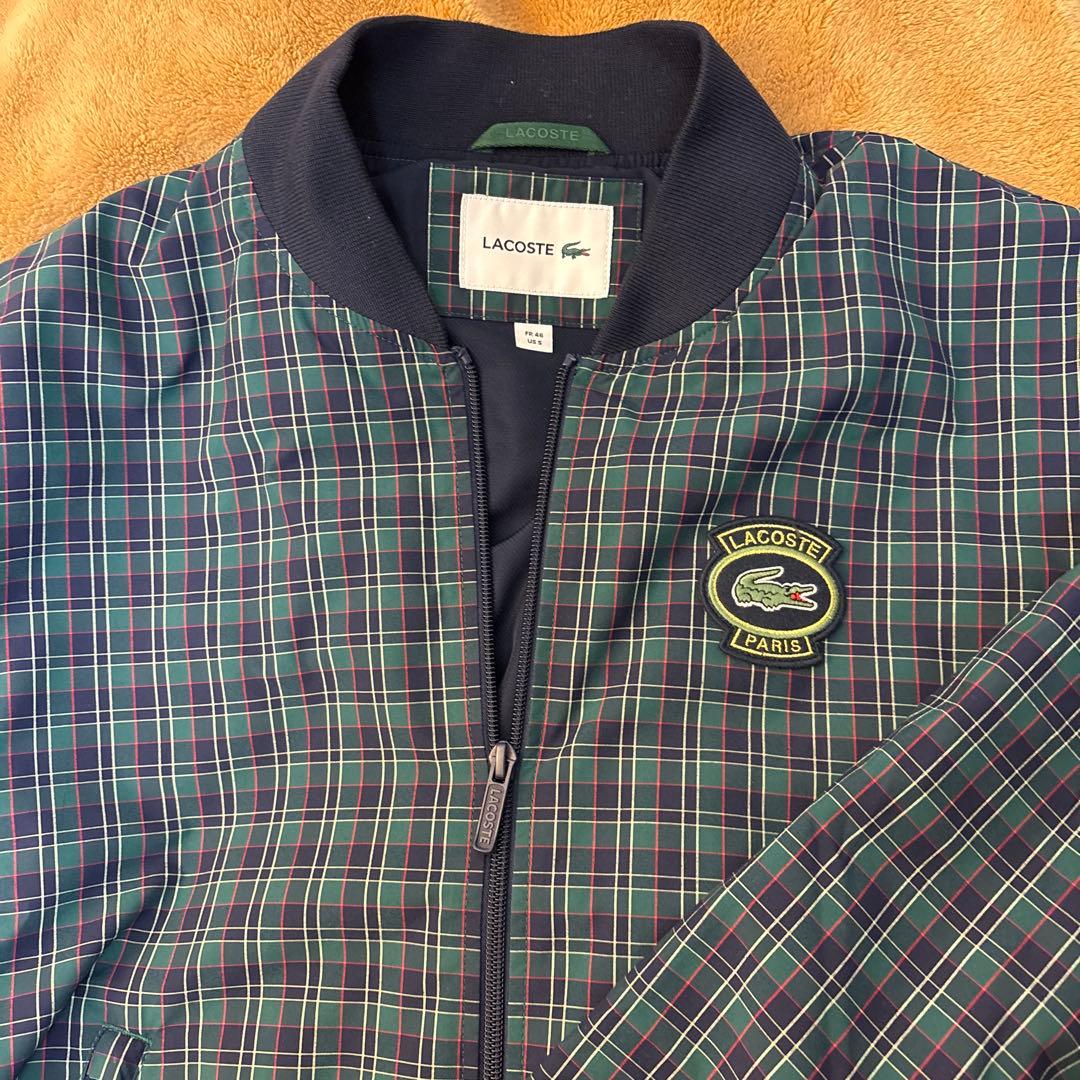 LACOSTE グリーンチェック ブルゾン