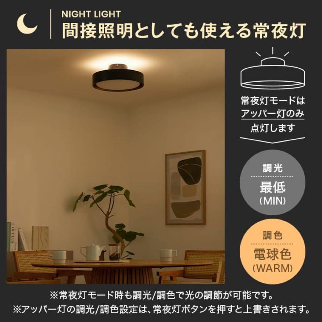 円形ブラックシーリングライト