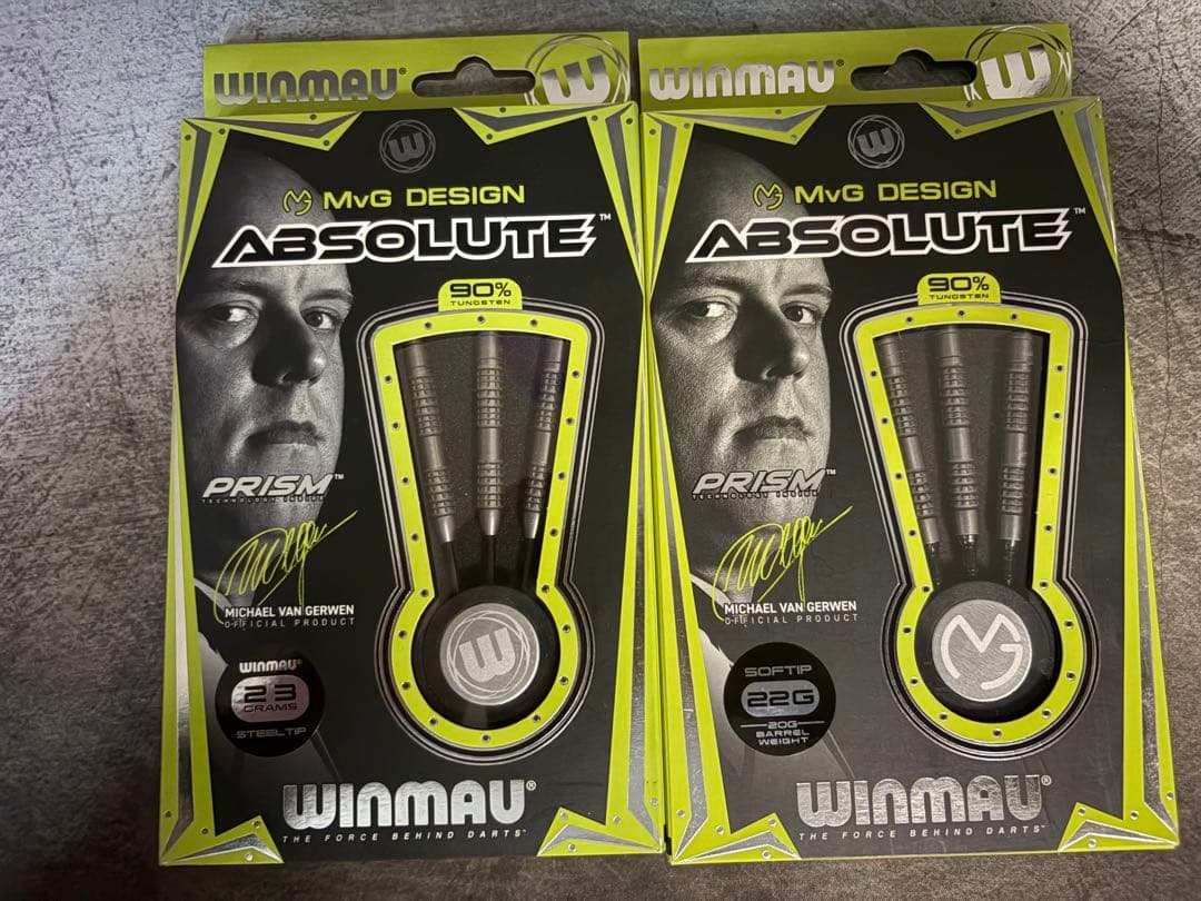 Winmau MVG Absolute ソフト&スティールセット