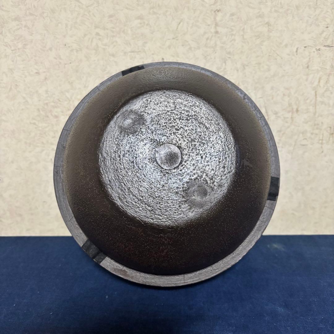 角谷紗村造/琉球風炉釜/茶釜/炉釜/野々田電熱器/敷板/底瓦/茶道具/お点前道具