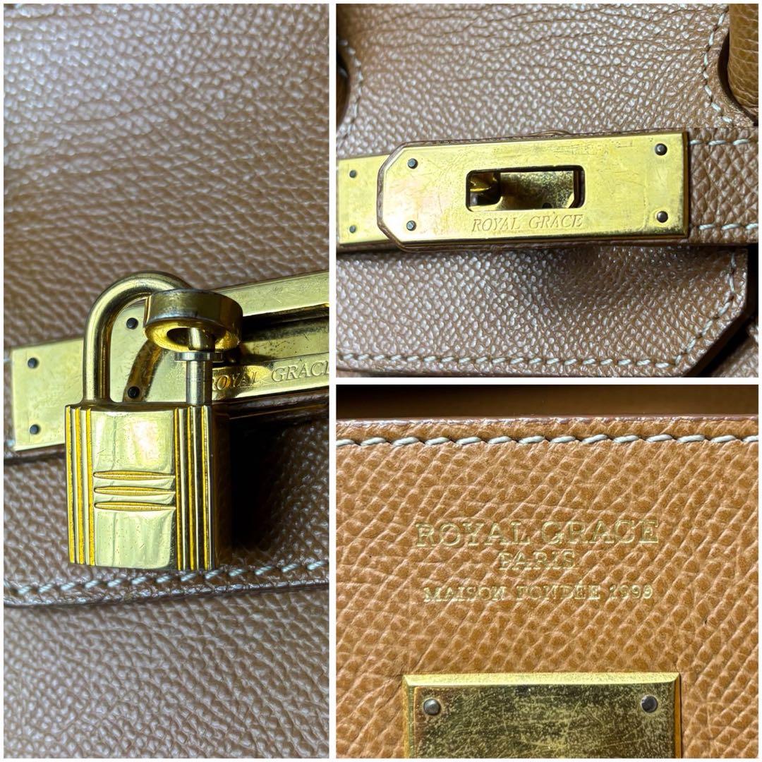 希少✨ GRACE ハンドバッグ レザー フラップ 南京錠