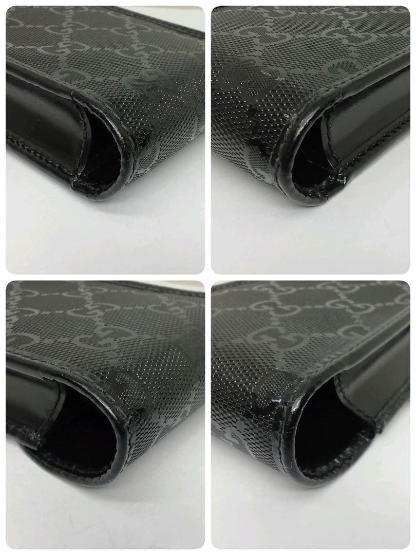 GUCCI　グッチ　インプリメ　ブラック　シガレットケース　タバコ入れ