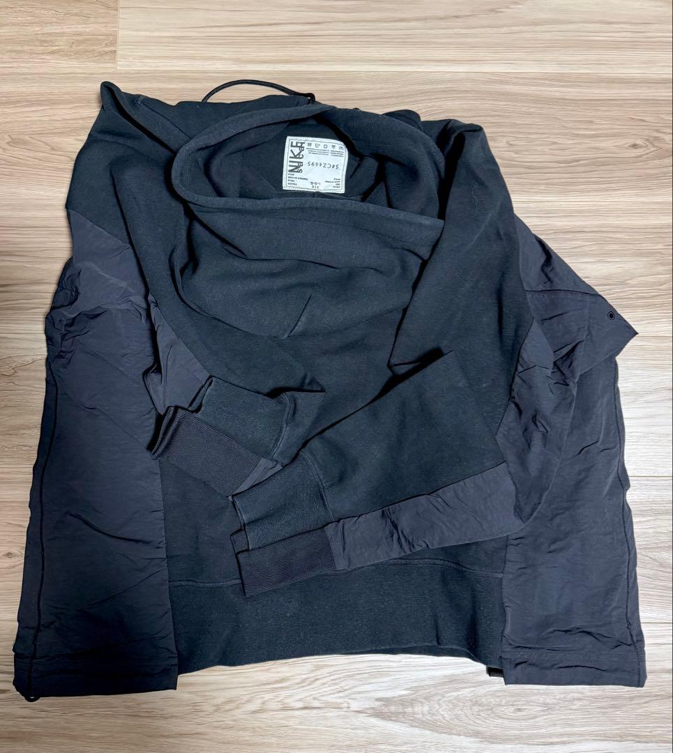 sacai NIKE パーカー　L ブラック