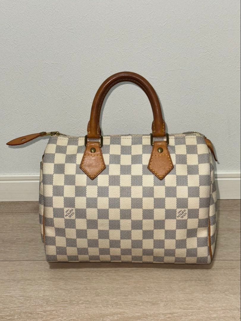 ルイヴィトン　ダミエ・アズール　スピーディ25ハンドバッグ