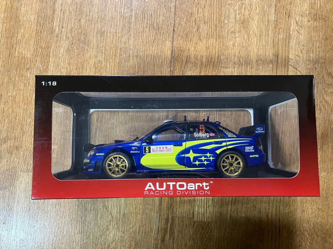 未開封 1/18 オートアート スバル インプレッサ WRC 2006 #5