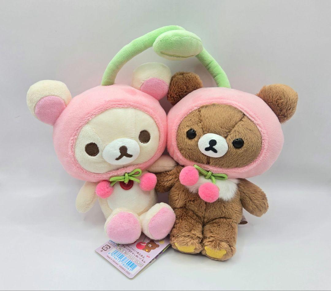 フルーツなかよしぬいぐるみ(コリラックマ&チャイロイコグマ)