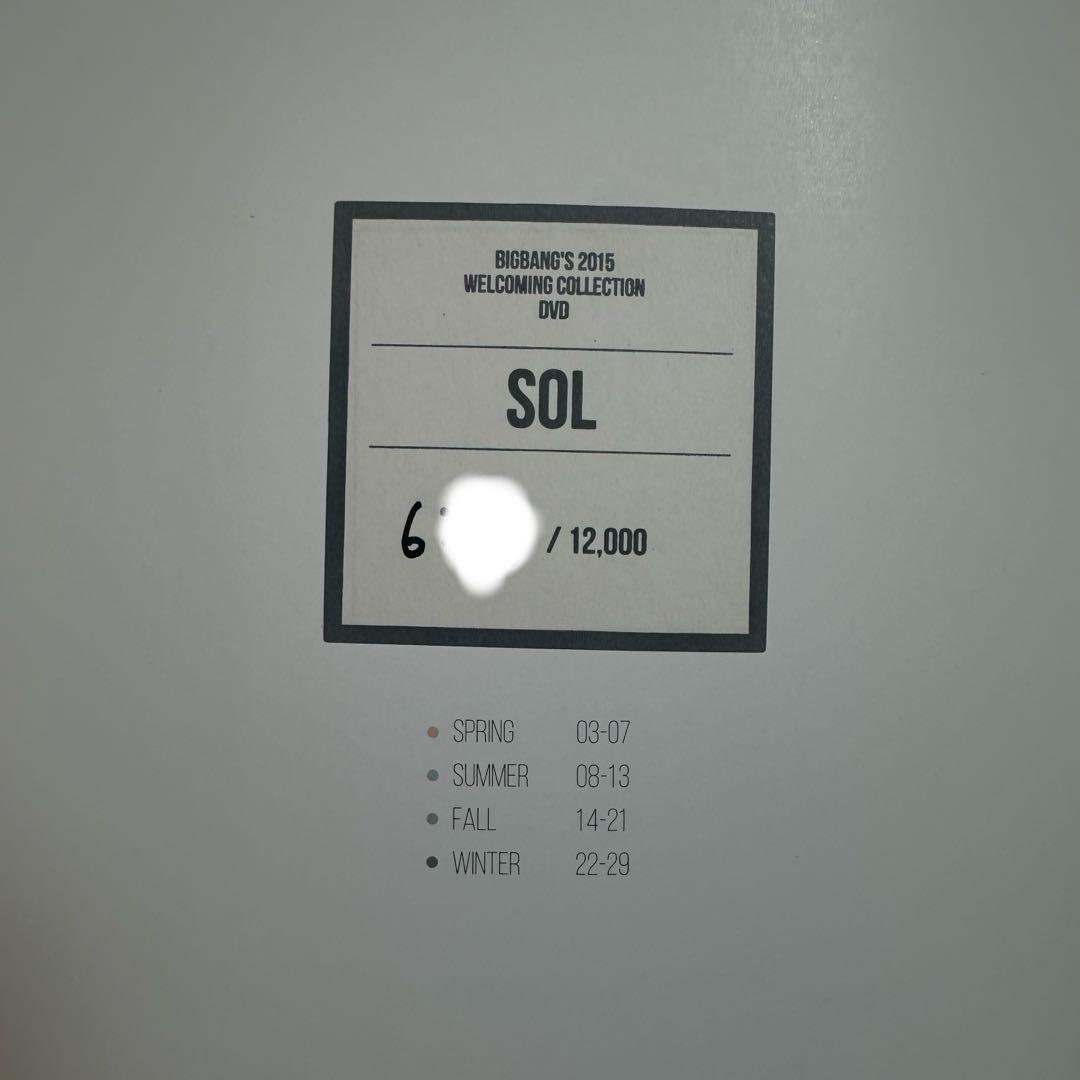 初回限定◾️BIGBANG’S 2015 WELCOMING COLLECTION