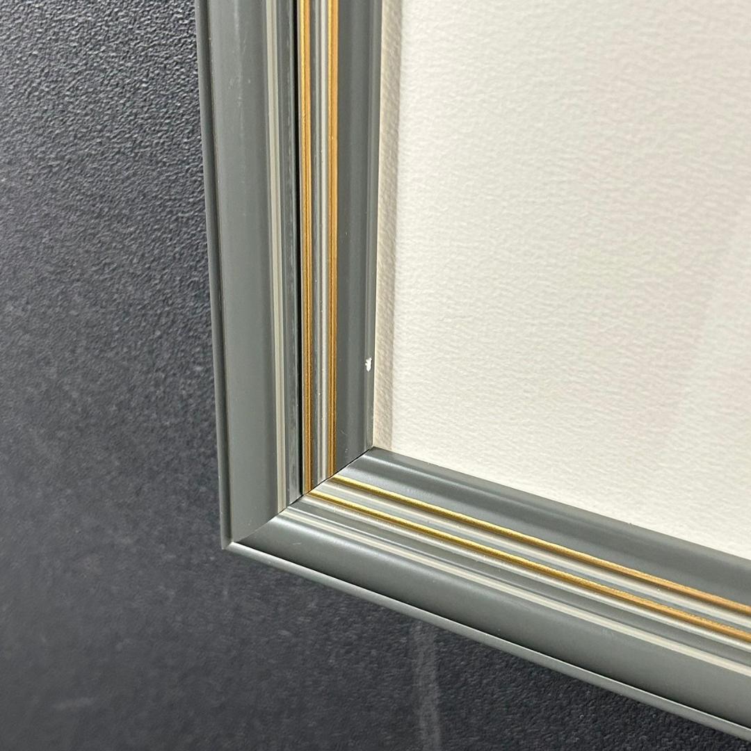 美品 沢田哲郎「Sun rise」シルクスクリーン 直筆サイン入り 額縁入り