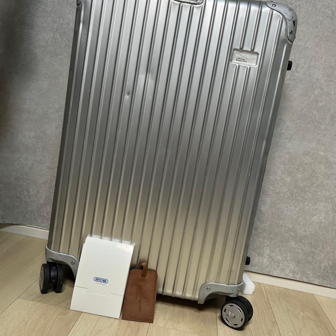 リモワ RIMOWA 747-8 限定モデル 64L4輪 トパーズ アルミニウム