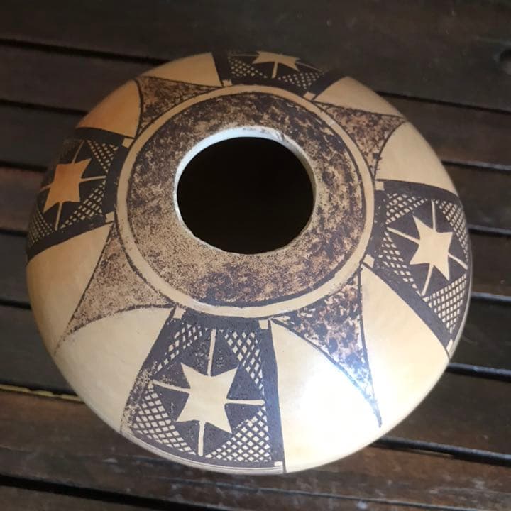 レア！Very OLD 美品アンティーク ネイティブアメリカン壷インディアン実物