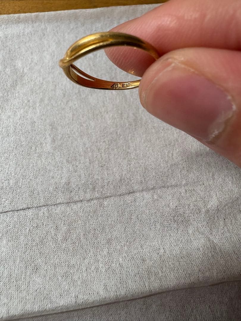 4℃ K18製　リング