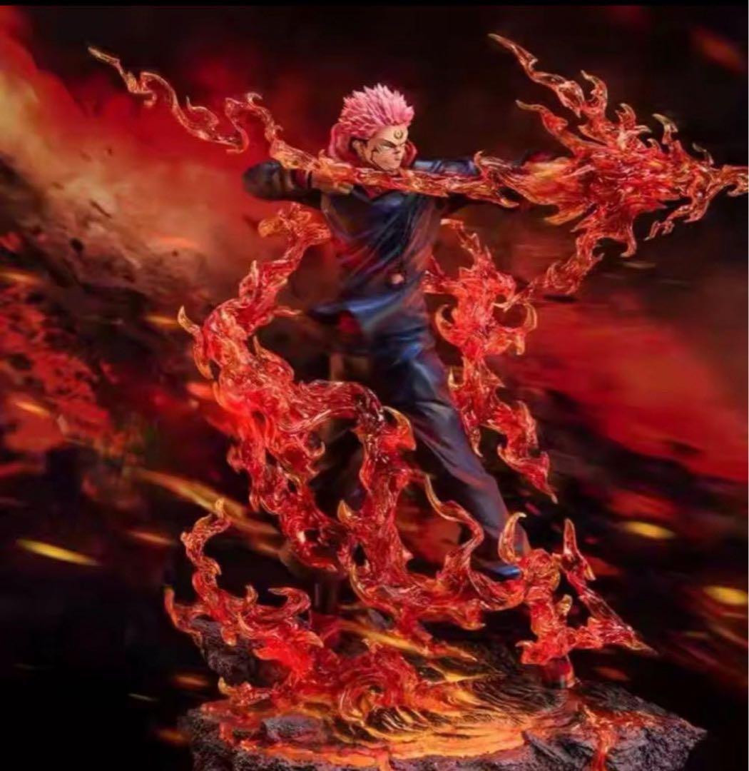 呪術廻戦 虎杖悠仁 フィギュア 炎エフェクト 高クオリティ