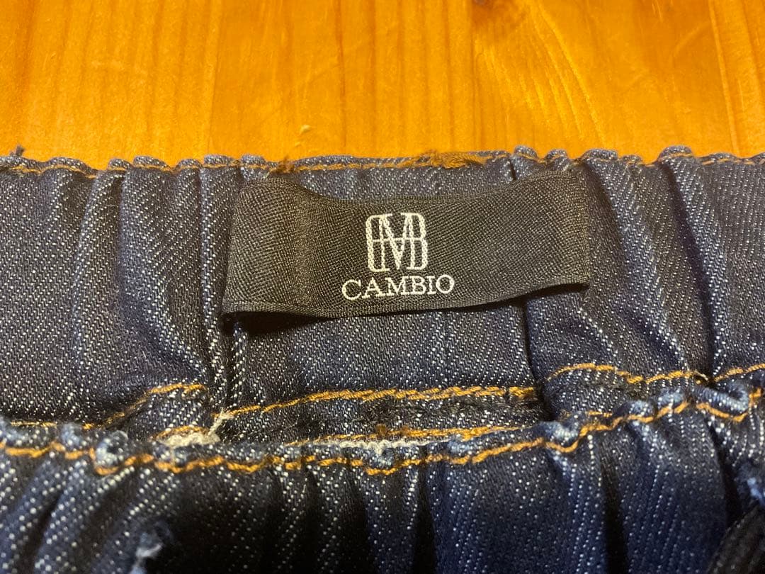 メンズ　CAMBIO カンビオ　デニムパンツ　ワンウォッシュ　M
