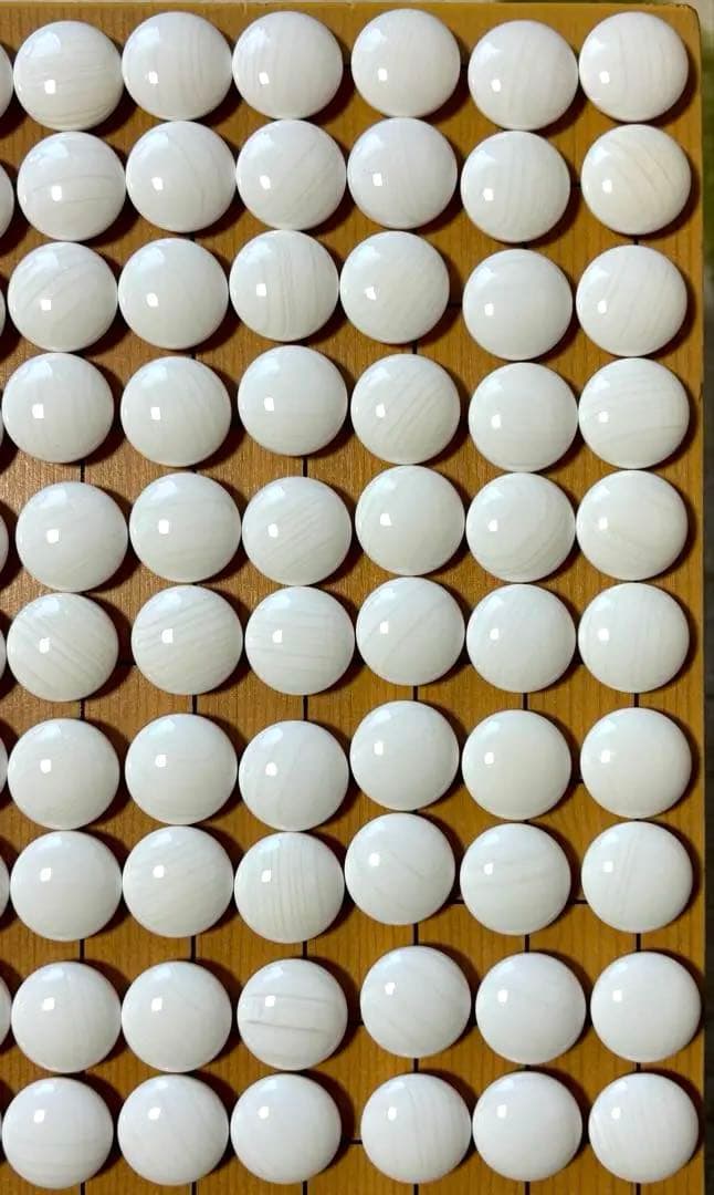 囲碁② 卓上碁盤＋碁笥＋碁石(蛤・那智黒) 33号・月 3点セット