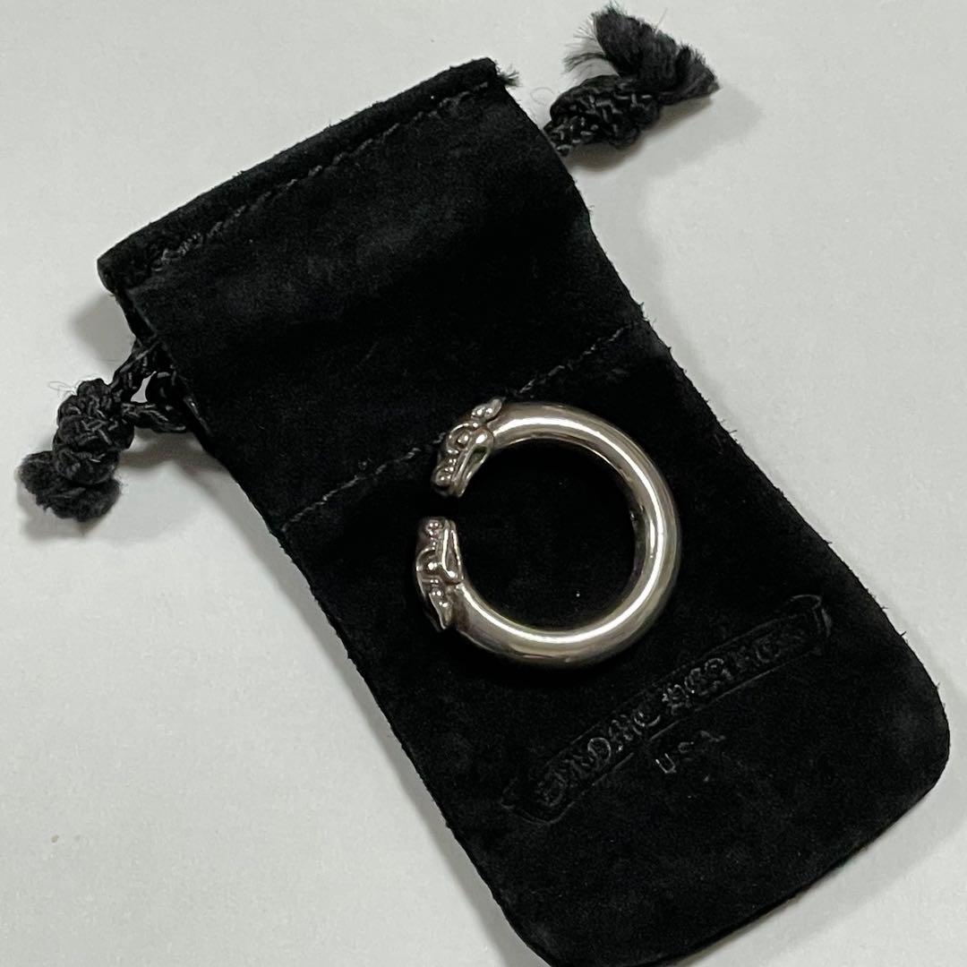 CHROME HEARTS クロムハーツ ダブルドッグ リング シルバー