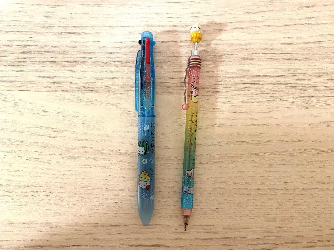 にゃんにゃんにゃんこ　サンエックス　シャーペン　ボールペン　セット　平成レトロ