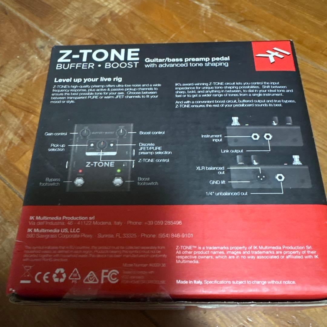 ギター IK Multimedia Z-TONE Buffer Boost