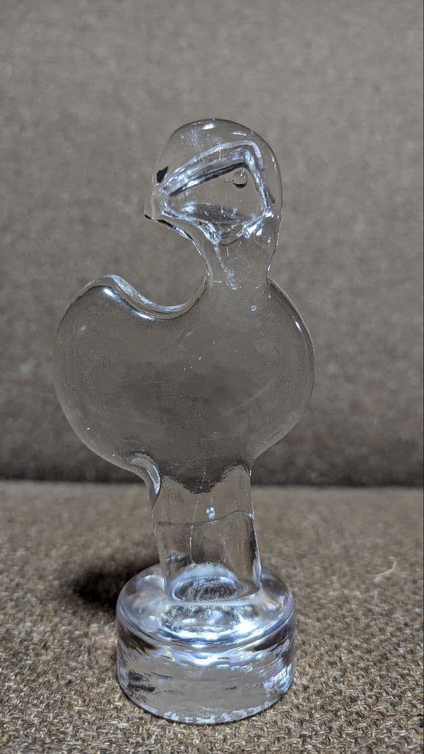 Erik Hoglund(エリックホグラン) ガラスオブジェ 鳥(クリア)