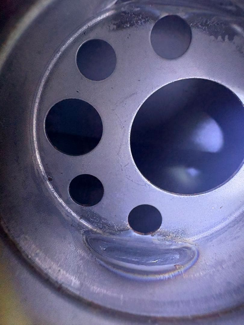 SR400 FI用ガソリンタンク　自家塗装（ベージュに再塗装）