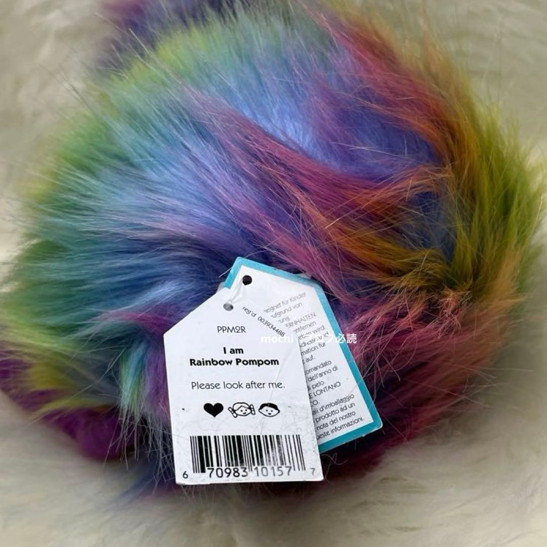  Rainbow Pompom ダチョウ レインボー ぬいぐるみ
