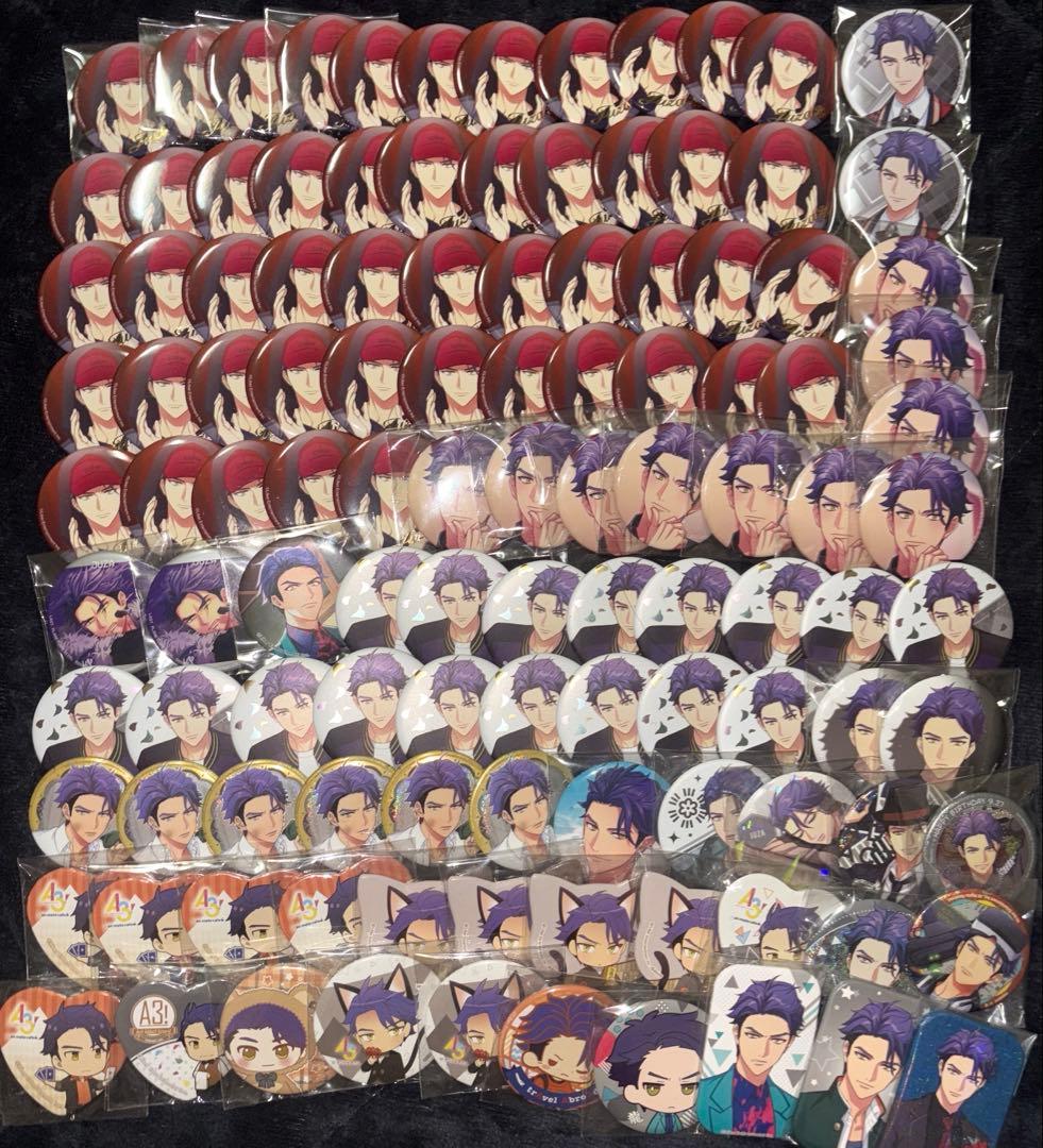 A3！ 兵頭十座 缶バッジ まとめ売り 115個
