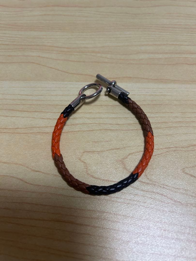 d*e様 HERMES（エルメス） T4サイズ　レザー グレナン H ブレスレッ