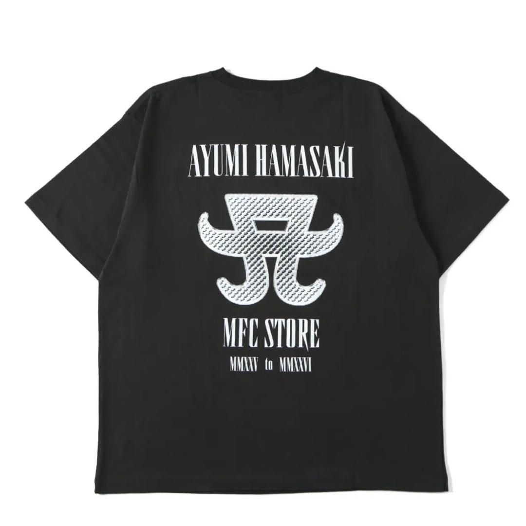 新品☆浜崎あゆみ MFC コラボ アーティストTシャツ Mサイズ 黒 ブラック