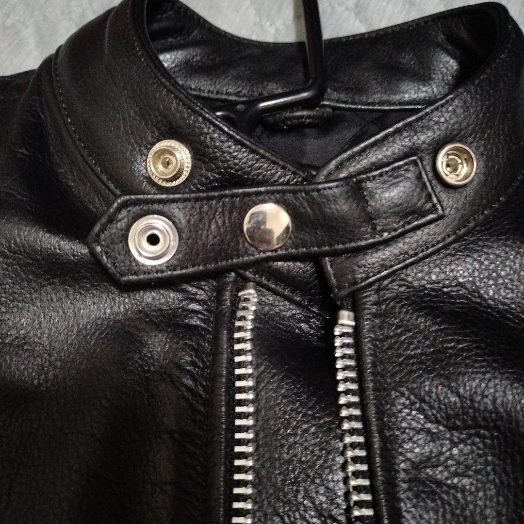 美品　FREEDOMシングルライダースジャケット