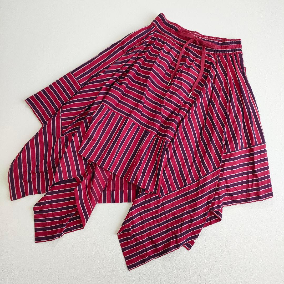 【希少】ヴィヴィアンウエストウッド　アシンメトリースカート　変形　ボーダー