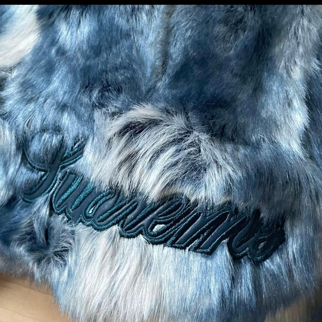 Supreme Faux FurTrooper BlueフライトキャップM/L