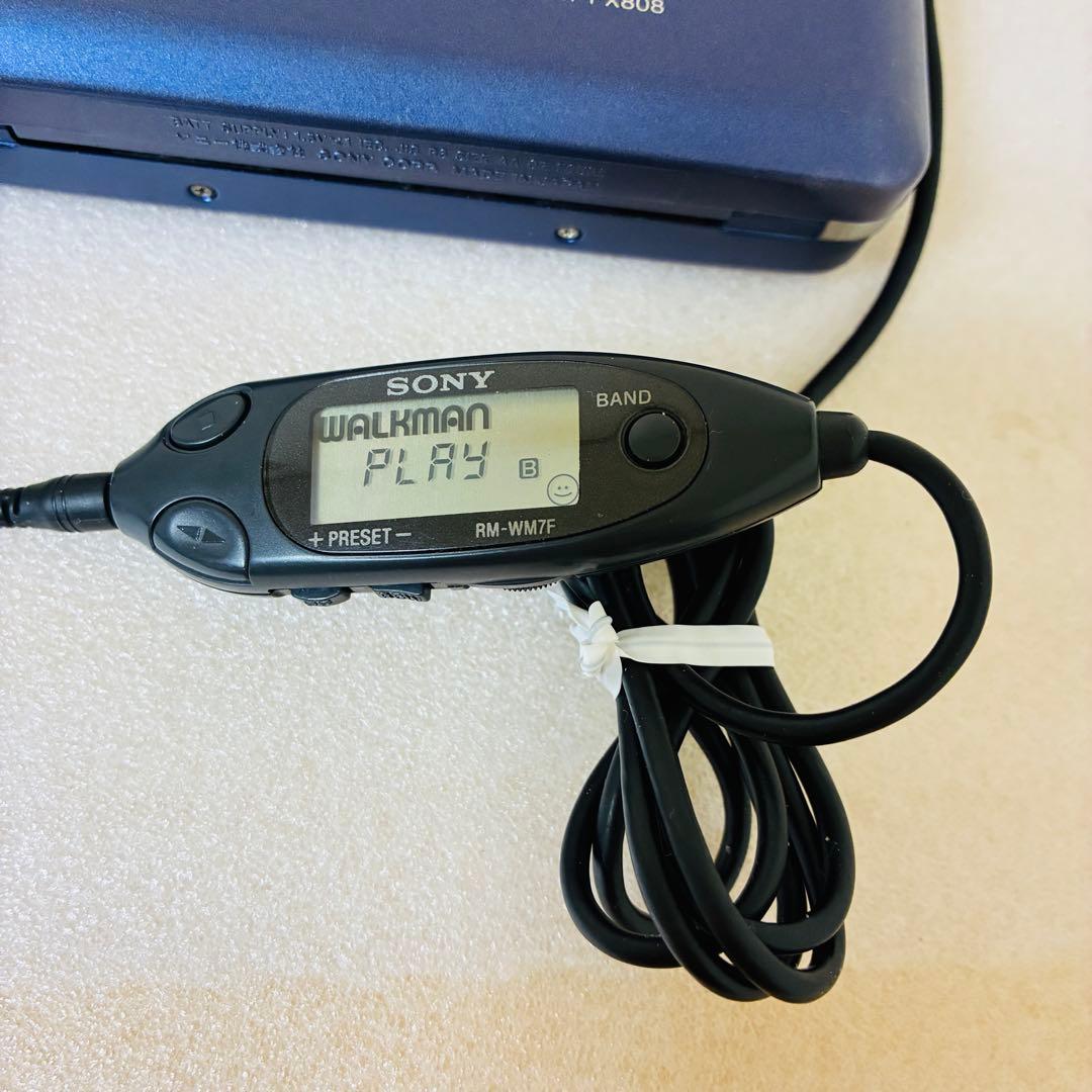 美品 SONY カセットWALKMAN WM-FX808 整備品