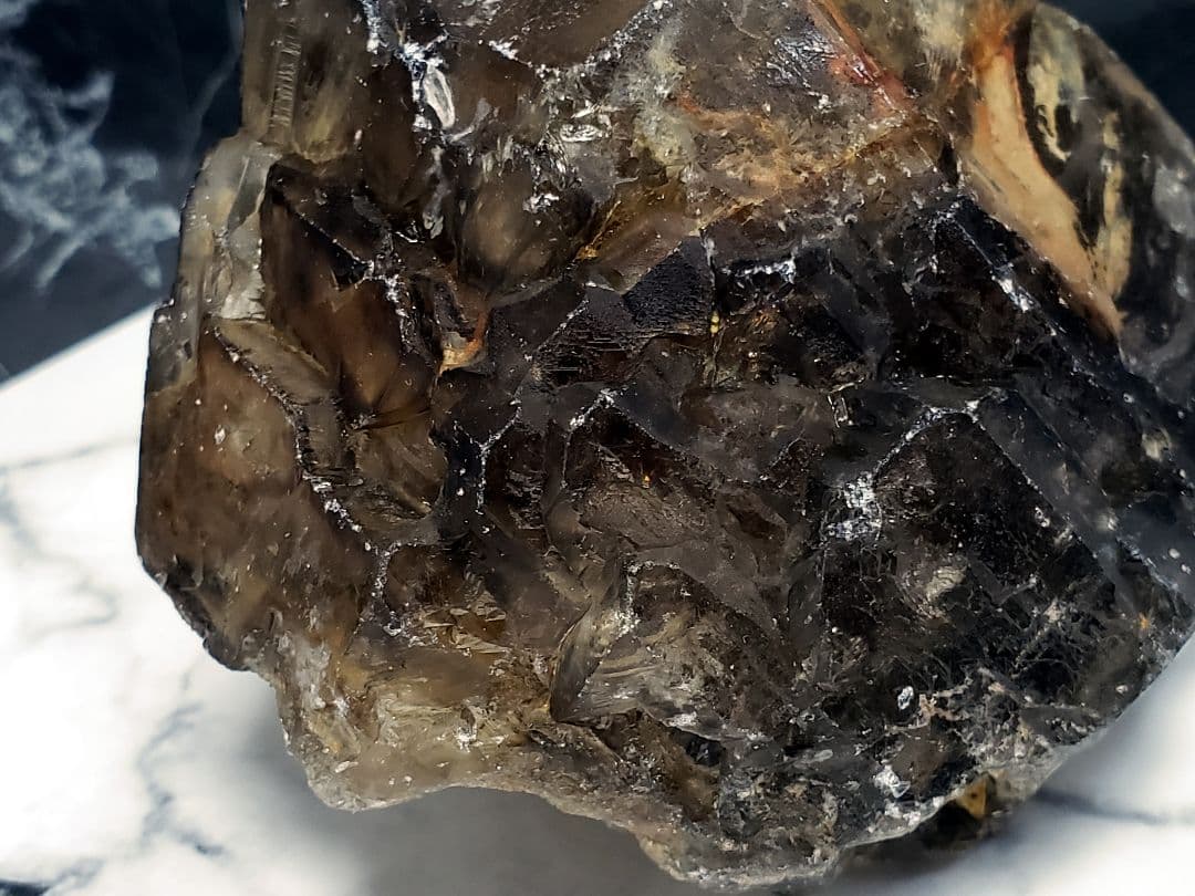 【希少/骸骨水晶】天使からの贈りもの/スモーキーエレスチャルクォーツ