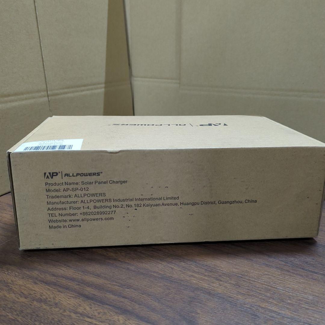ALLPOWERS 100w ソーラーパネル　AP–SP–012-BLA 新品