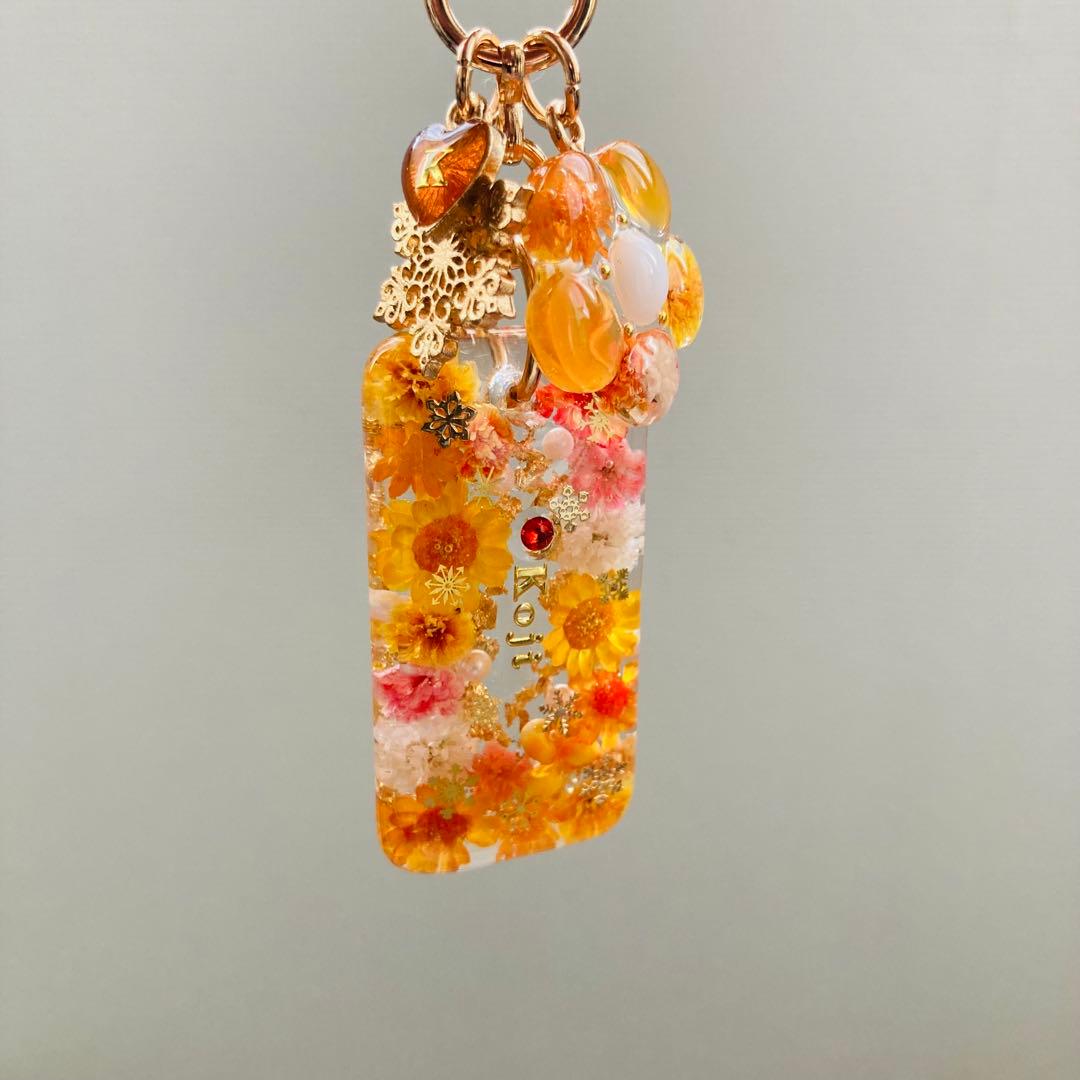 蜜館ページ　Man名入れチャーム、レジンキーホルダー