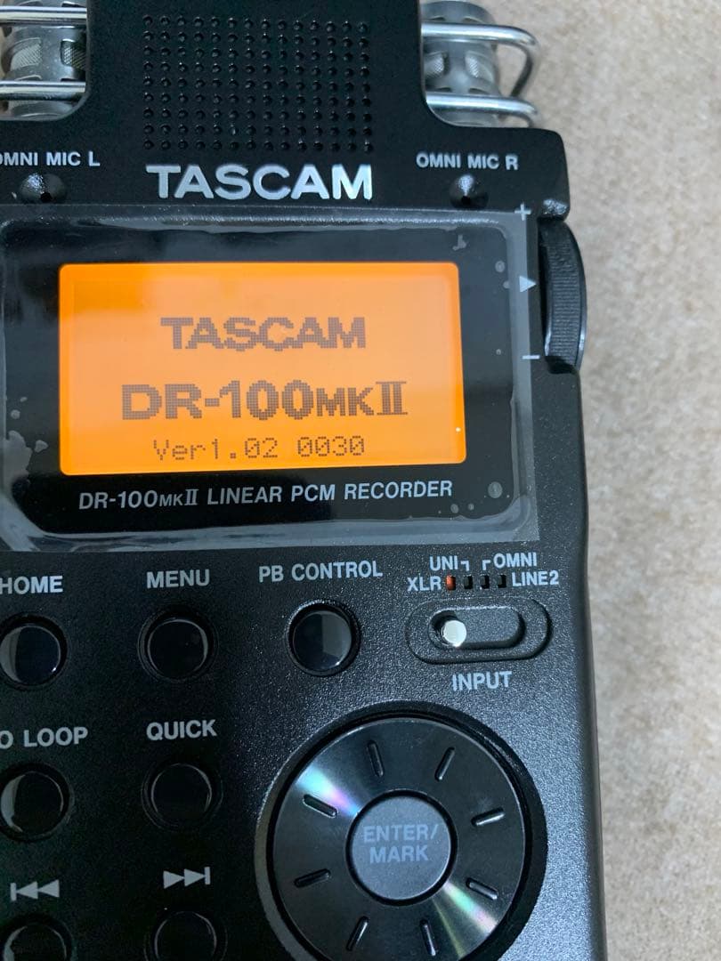 TASCAM DR-100MK2 Linear PCM Recorder ①