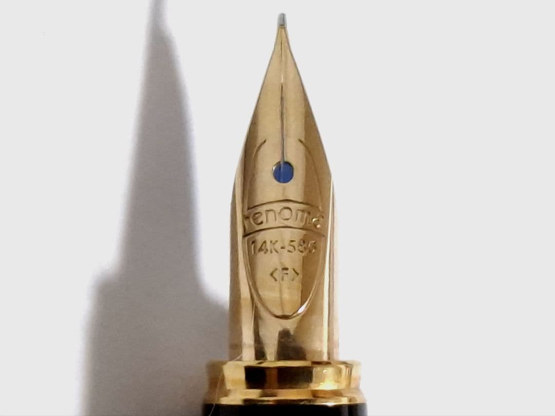 希少　未使用　renoma PARIS レノマ　万年筆　ロジウム　14K　細字