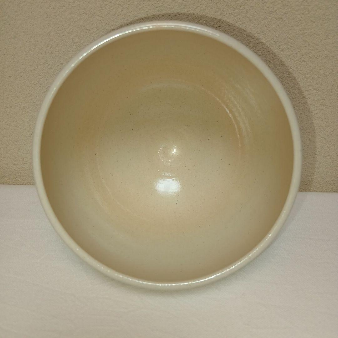 通次阿山作　色絵芽生え茶碗