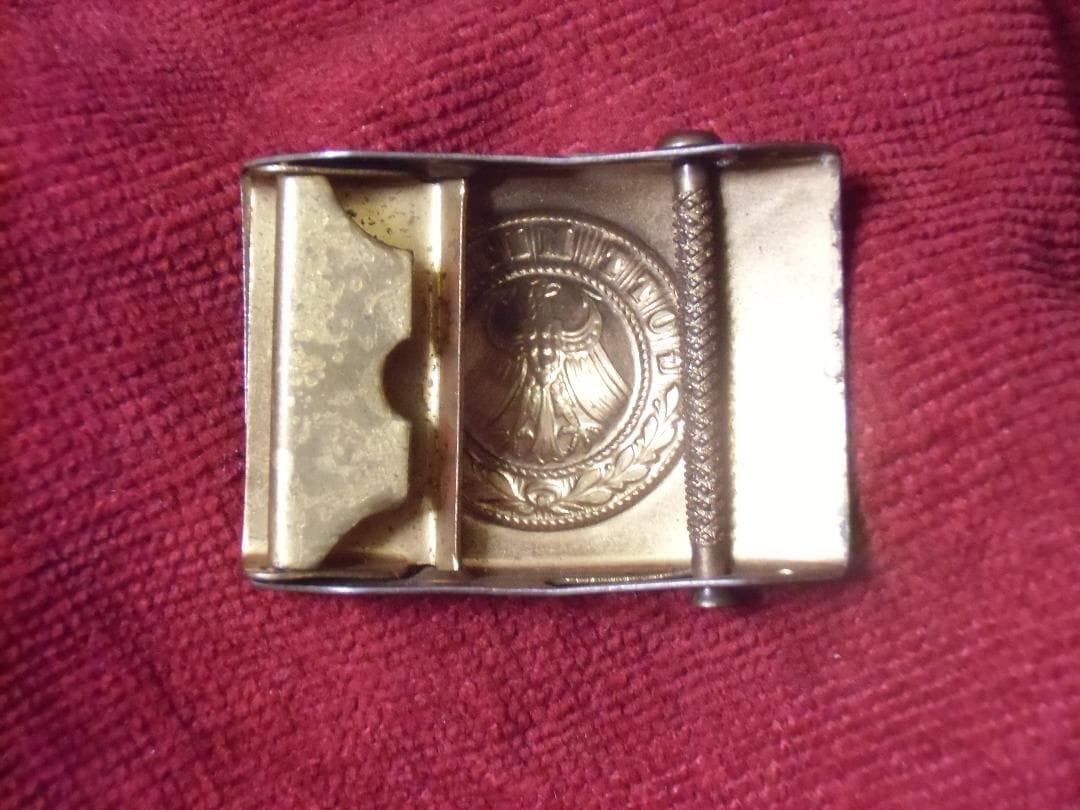 Wワイマールドイツ軍＊海軍バックル（実物）