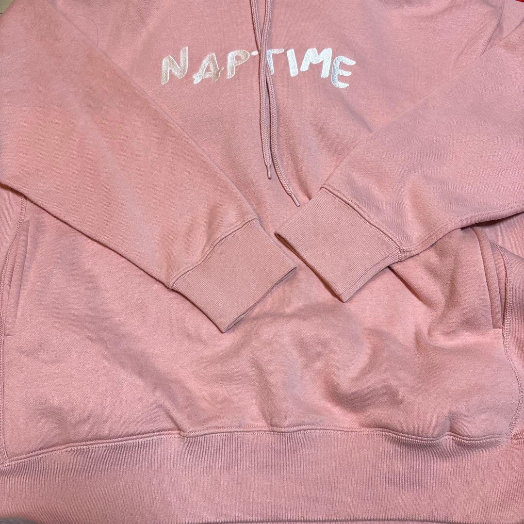 ナップタイム　naptime. Nissy パーカー　イエロー　ピンク