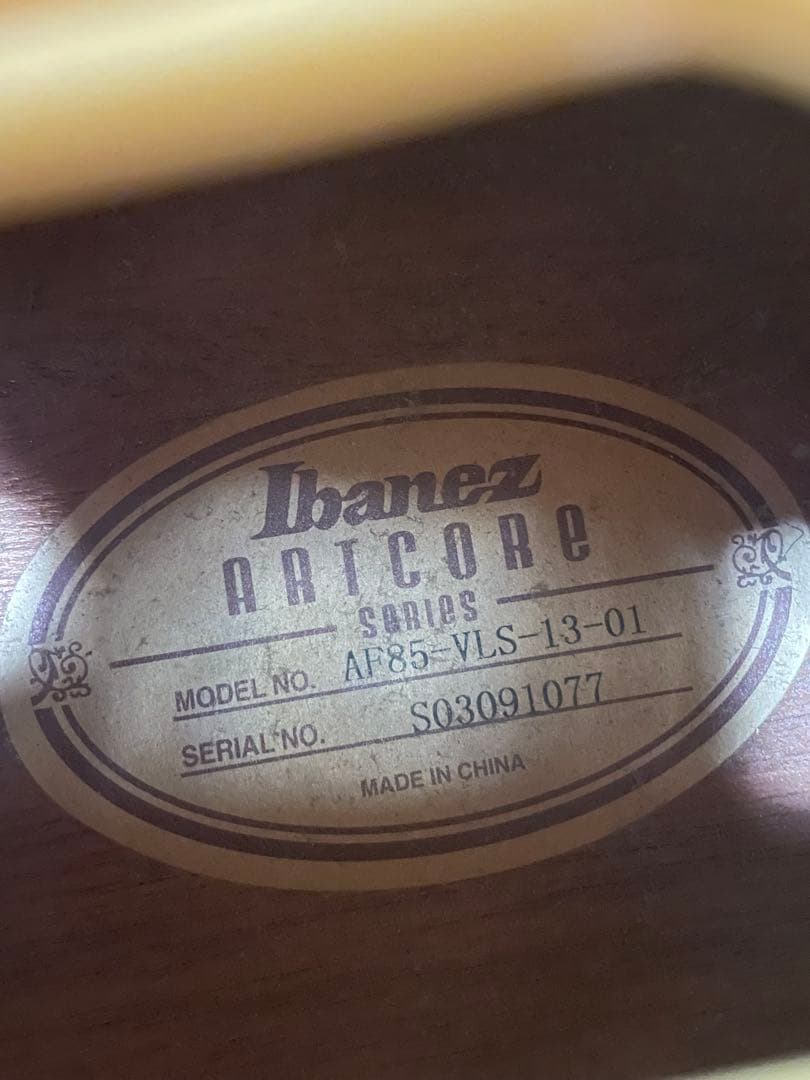 アイバニーズ Ibanez フルアコ AF85